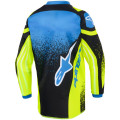 Maillot kid Alpinestars racer nomur navy/jaune/bleu | Oxmoto