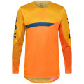 Maillot FOX flexair fracture tangerine | Oxmoto