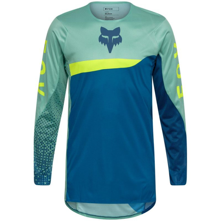 Maillot FOX flexair fracture spearmint | Oxmoto