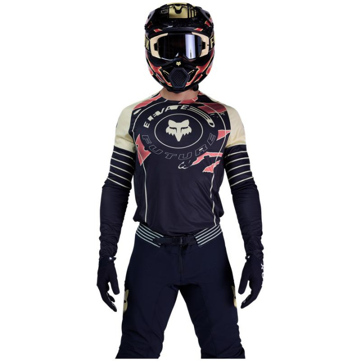 Maillot FOX flexair inning noir | Oxmoto