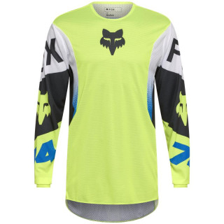 Maillot FOX 360 tine jaune fluo | Oxmoto