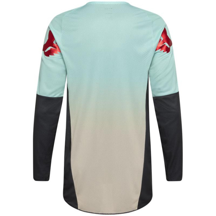 Maillot FOX 360 drip turquoise | Oxmoto