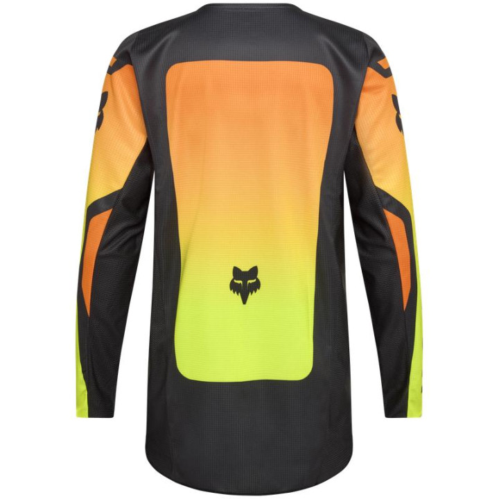 Maillot FOX 180 shield jaune fluo | Oxmoto