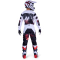 Maillot FOX 180 kairos blanc/rouge | Oxmoto