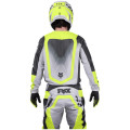 Maillot FOX 180 collect gris/jaune | Oxmoto