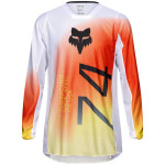 maillot fox 180 air haze blanc
