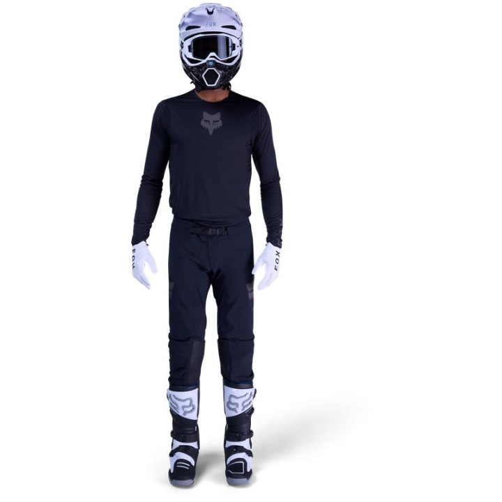 Pantalon FOX flexair blackout noir | Oxmoto