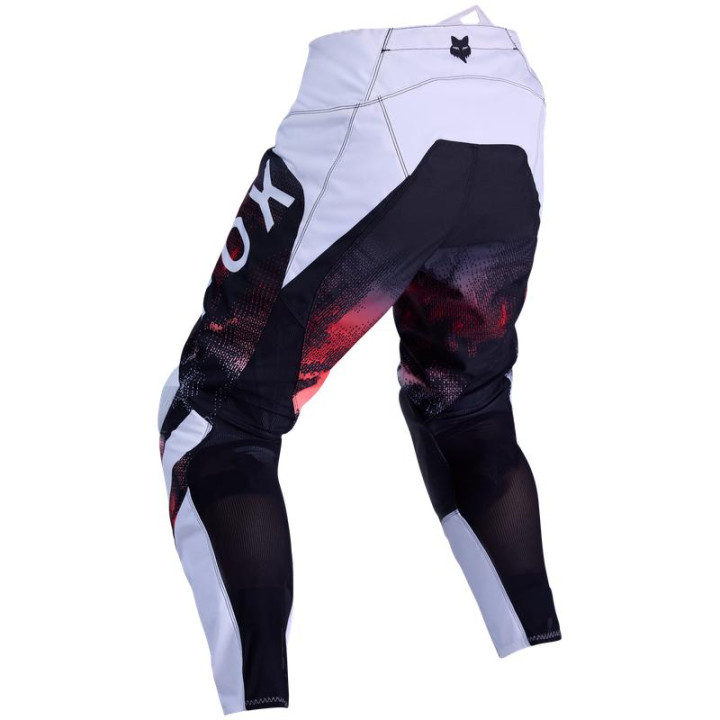 Pantalon FOX 180 kairos blanc/rouge | Oxmoto