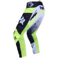 Pantalon FOX 180 collect gris/jaune | Oxmoto