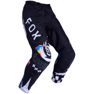 Pantalon FOX 180 cosmo noir/blanc | Oxmoto