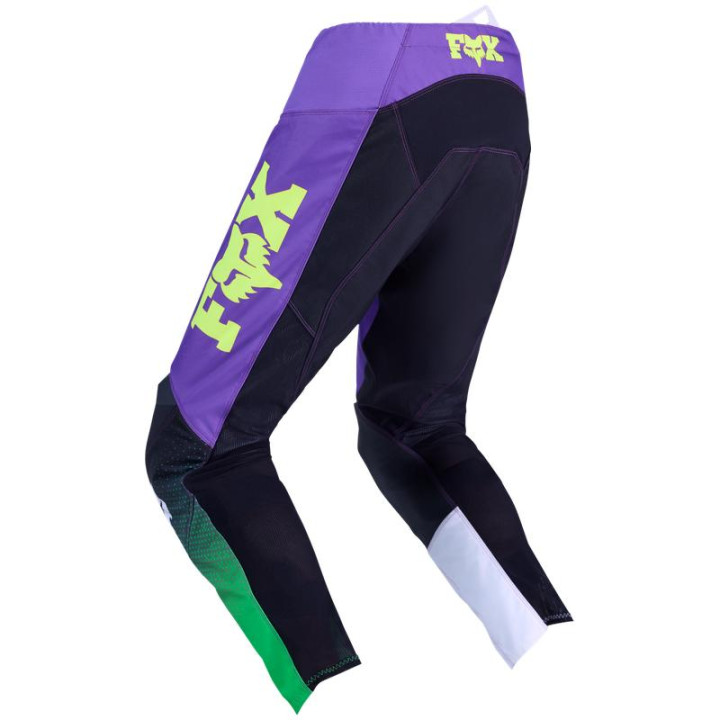 Pantalon FOX 180 Kawasaki violet/blanc | Oxmoto