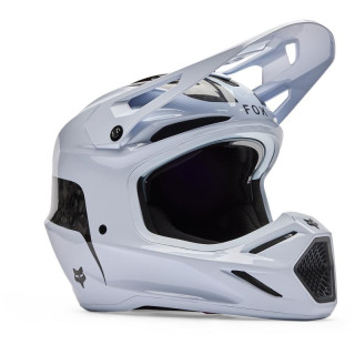 Casque FOX v3 rs fracture blanc | Oxmoto