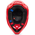 Casque FOX v3 rs fracture rouge | Oxmoto
