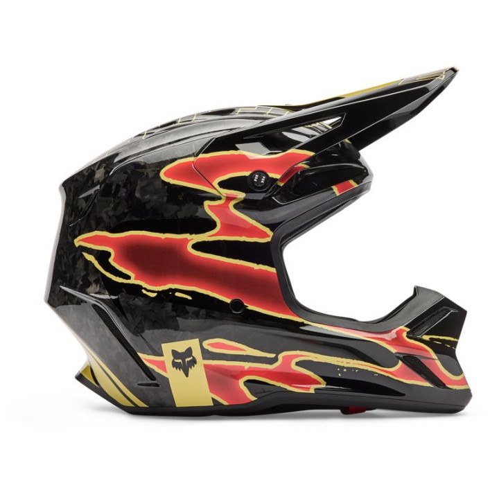 Casque FOX v3 rs inning noir | Oxmoto