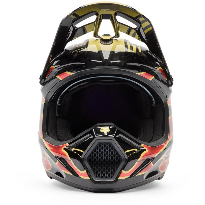 Casque FOX v3 rs inning noir | Oxmoto