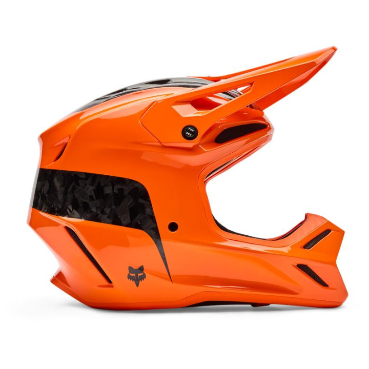 Casque FOX v3 rs fracture orange | Oxmoto
