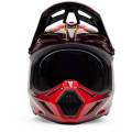 Casque FOX v3 rs canvas rouge | Oxmoto