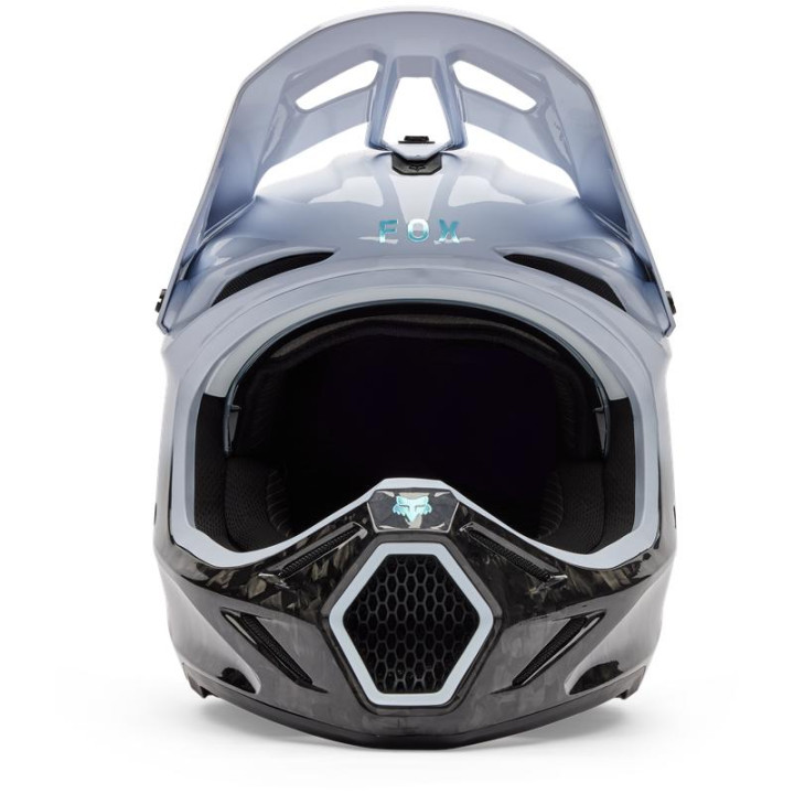 Casque FOX v3 rs ghost blanc | Oxmoto