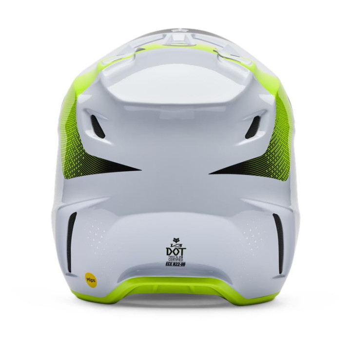 Casque FOX v3 tine blanc 36384-008-XS | Oxmoto