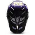 Casque FOX v3 drip noir/violet | Oxmoto