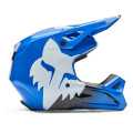 Casque FOX v1 shield bleu | Oxmoto