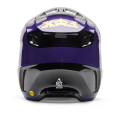 Casque FOX v3 drip noir/violet | Oxmoto