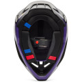 Casque FOX v3 drip noir/violet | Oxmoto