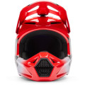 Casque FOX v1 shield rouge | Oxmoto