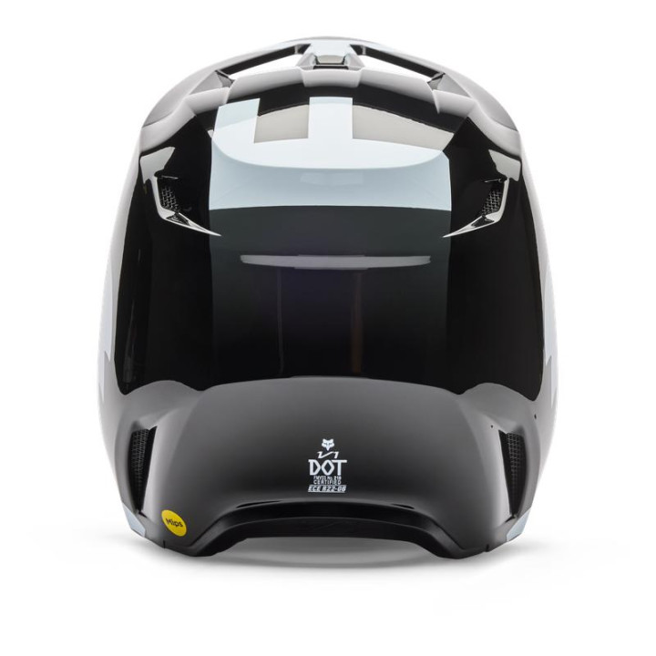 Casque FOX v1 shield noir | Oxmoto