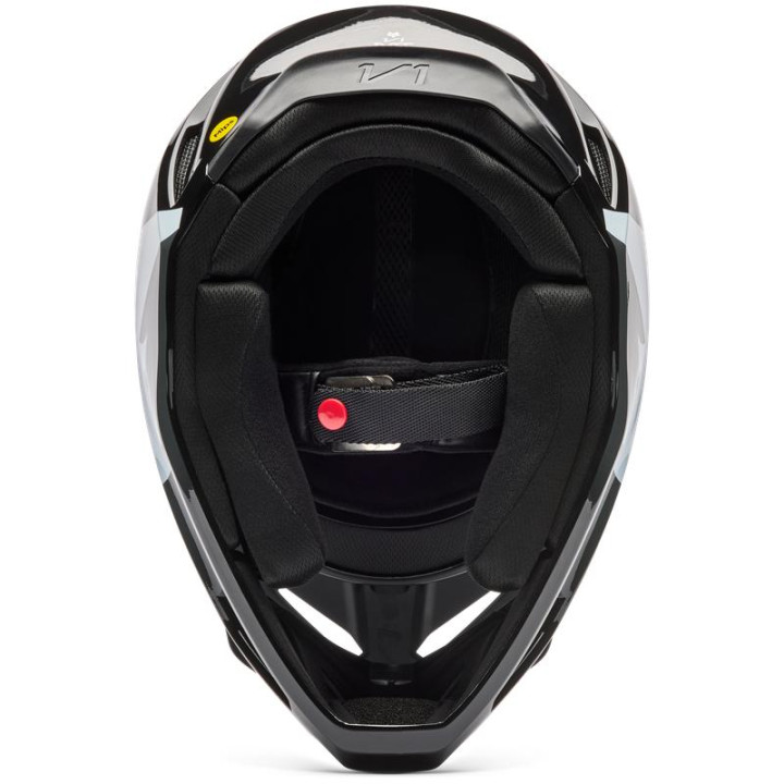 Casque FOX v1 shield noir | Oxmoto