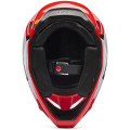 Casque FOX v1 shield rouge | Oxmoto