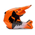 Casque FOX v1 shield orange | Oxmoto