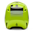Casque FOX v1 shield jaune fluo | Oxmoto