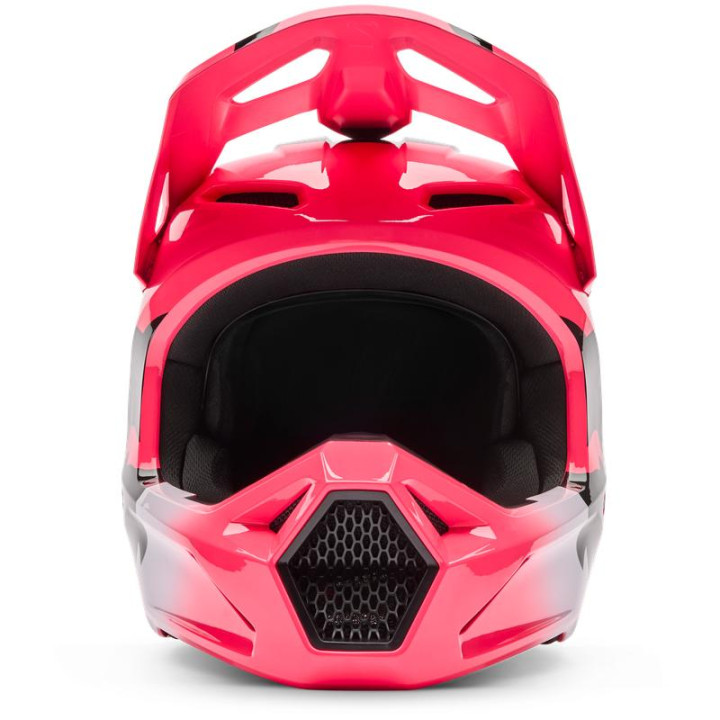 Casque FOX v1 shield rose | Oxmoto