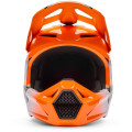 Casque FOX v1 shield orange | Oxmoto