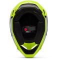 Casque FOX v1 shield jaune fluo | Oxmoto