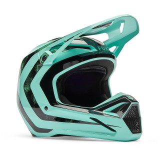 Casque FOX v1 kairos turquoise | Oxmoto