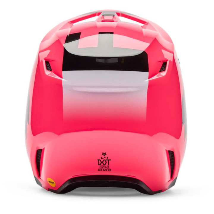 Casque FOX v1 shield rose | Oxmoto