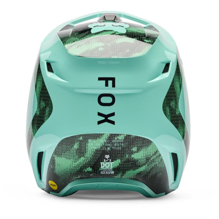Casque FOX v1 kairos turquoise | Oxmoto
