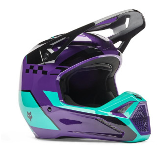 Casque FOX v1 collect grape | Oxmoto