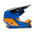Casque FOX v1 collect bleu | Oxmoto