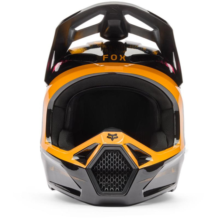 Casque FOX v1 kairos tangerine | Oxmoto