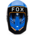 Casque FOX v1 collect bleu | Oxmoto