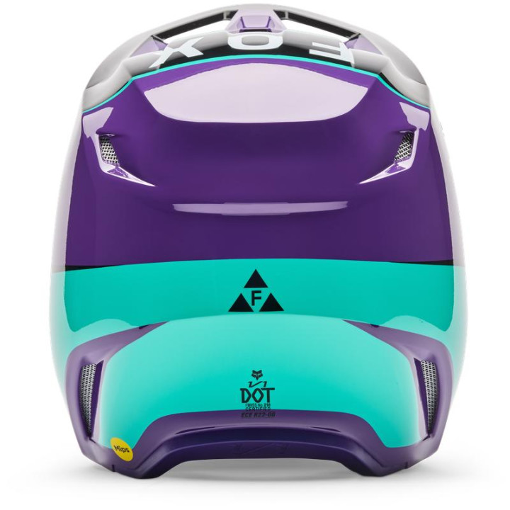 Casque FOX v1 collect grape | Oxmoto
