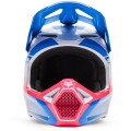 Casque FOX v1 collect bleu/rose | Oxmoto