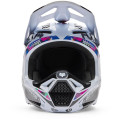 Casque FOX v1 cosmo blanc/noir | Oxmoto