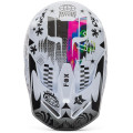 Casque FOX v1 cosmo blanc/noir | Oxmoto