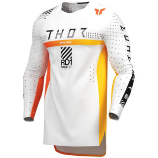Maillot Thor sportmode synth blanc | Oxmoto