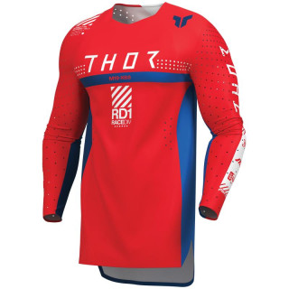 Maillot Thor sportmode synth rouge | Oxmoto
