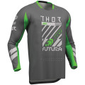 Maillot Thor launchmode futura gris/vert 2910-8418 | Oxmoto